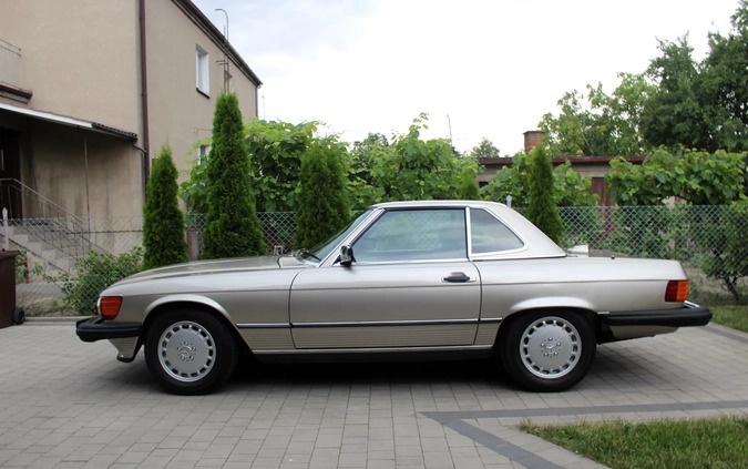 Mercedes-Benz SL cena 99000 przebieg: 135893, rok produkcji 1986 z Poznań małe 781